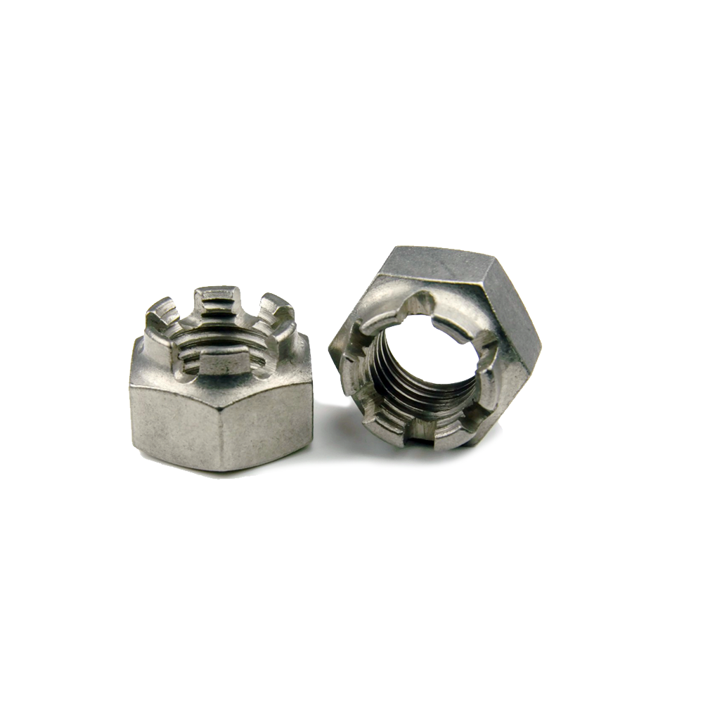 DIN 935 Гайка корончатая низкая А2